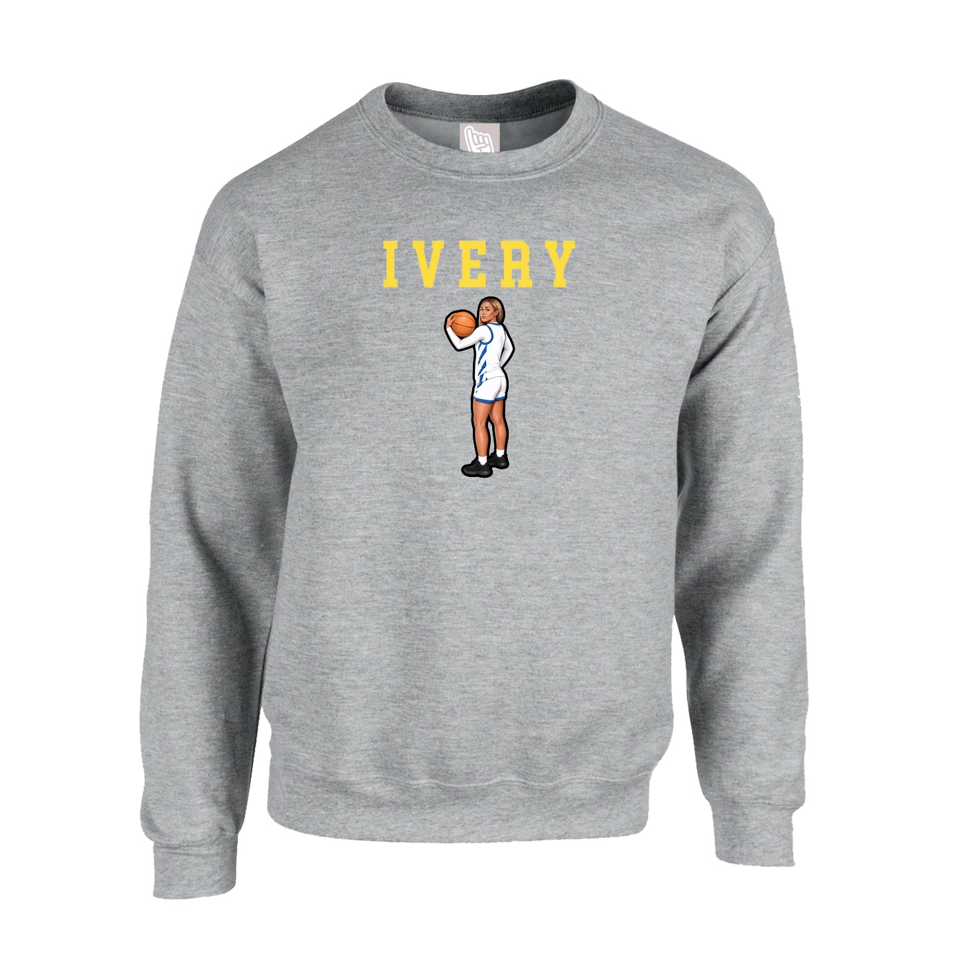 Fleece Crew — Shirsey in Grey