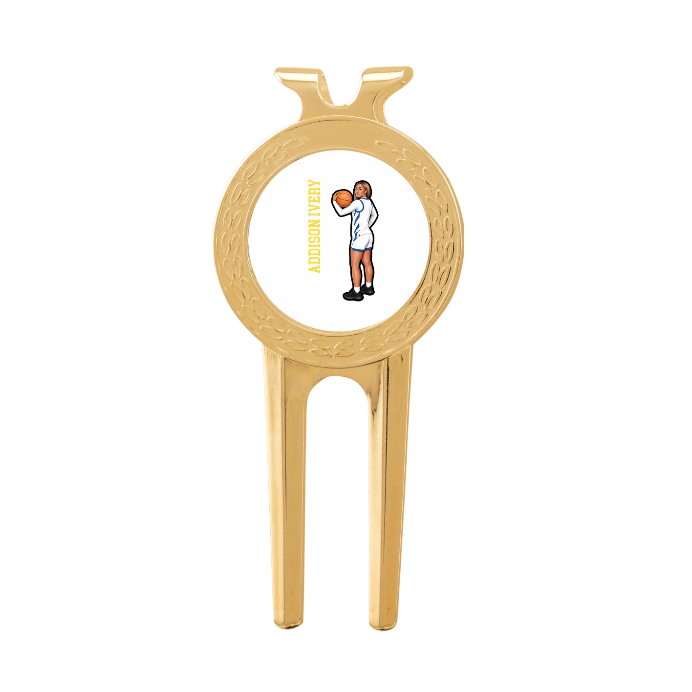 Divot Tool with Ball Marker — Name Vertical in Classic