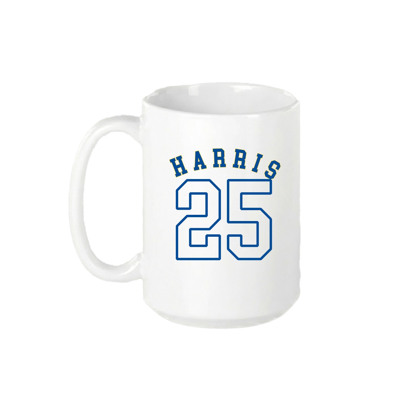 15oz Coffee Mug — Shirsey Arch in White