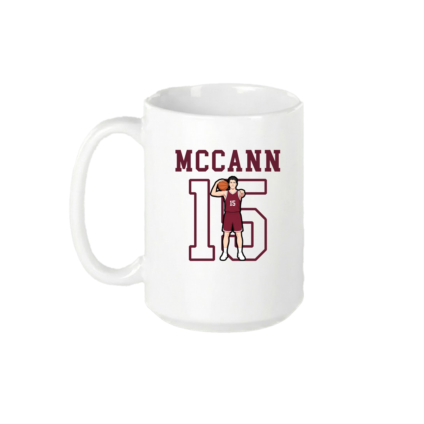 15oz Coffee Mug — Shirsey in White