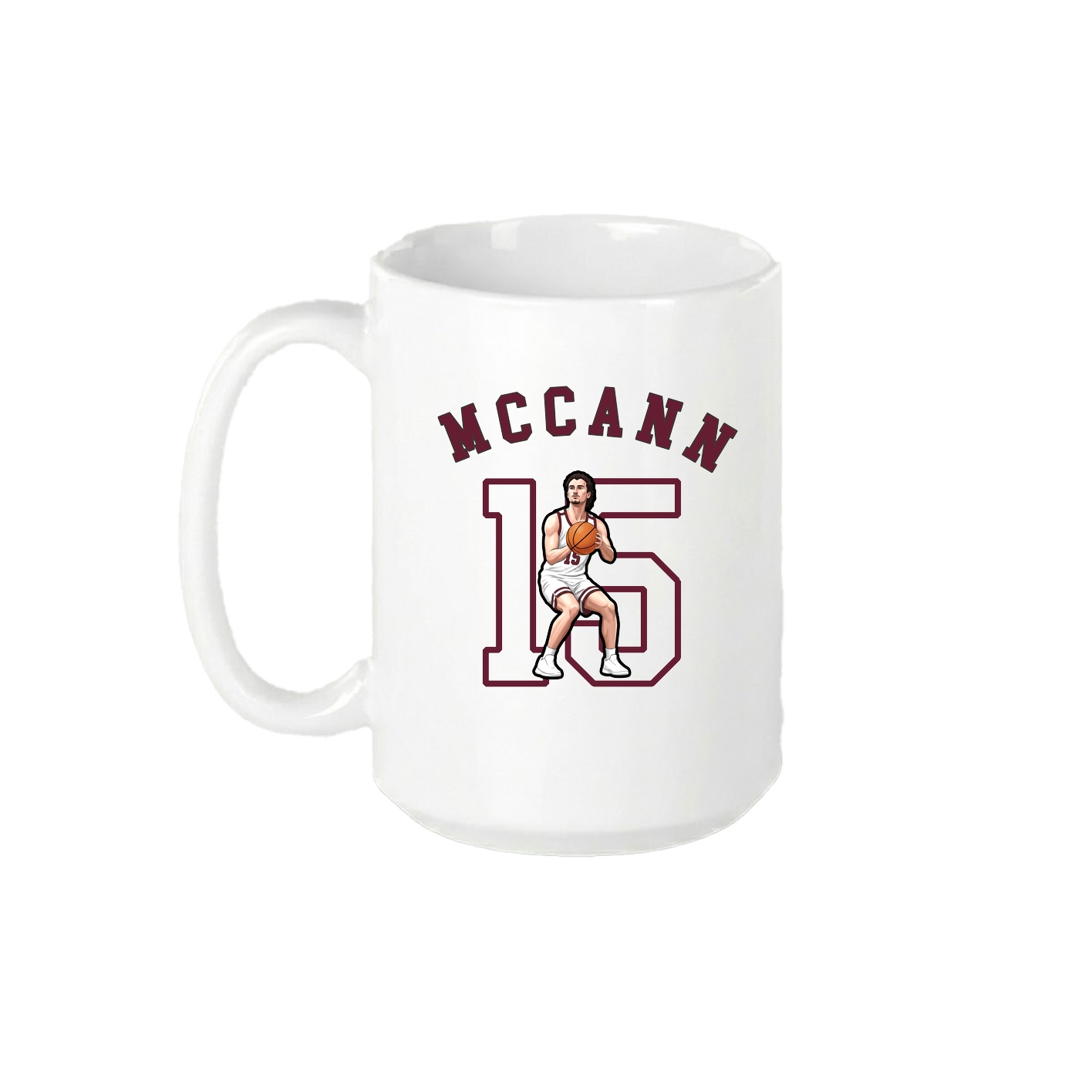 15oz Coffee Mug — Shirsey Arch in White