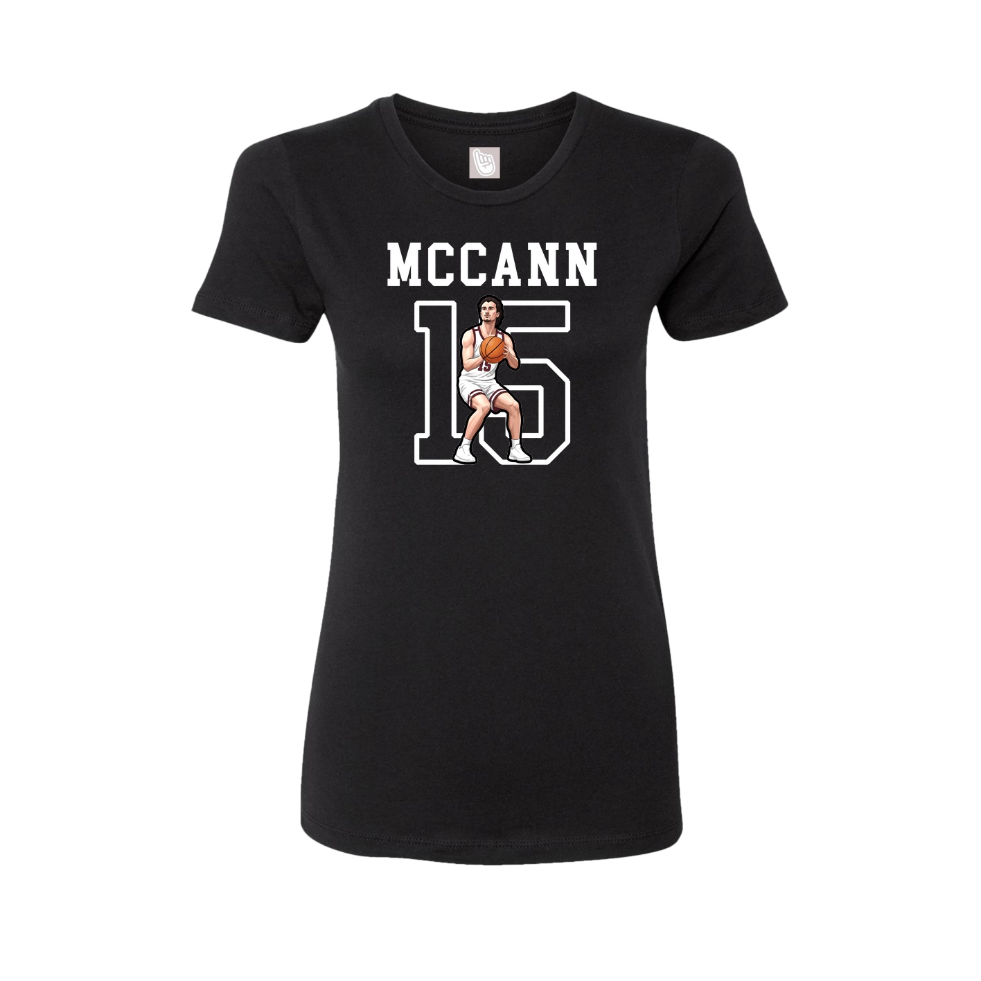 Fitted Women's Tee — Shirsey in Black