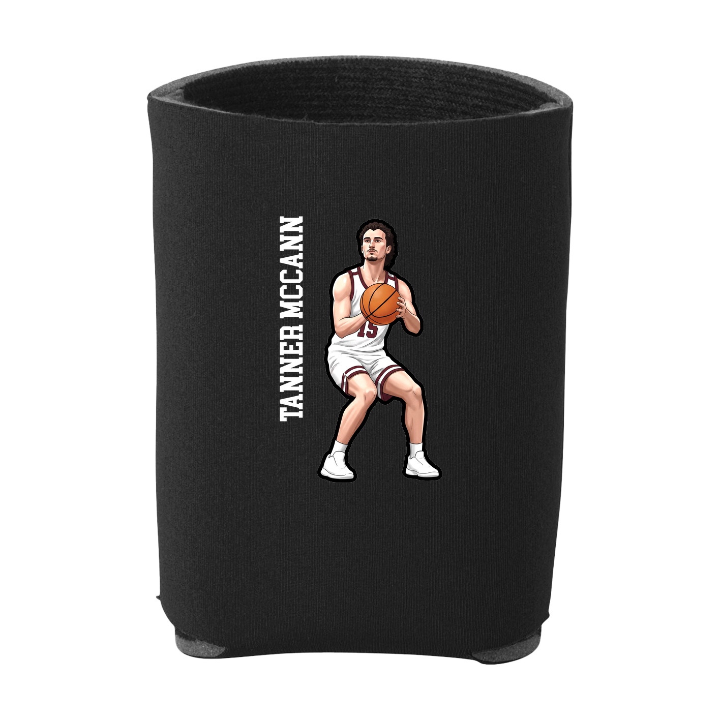 Can Holder — Name Vertical in Black