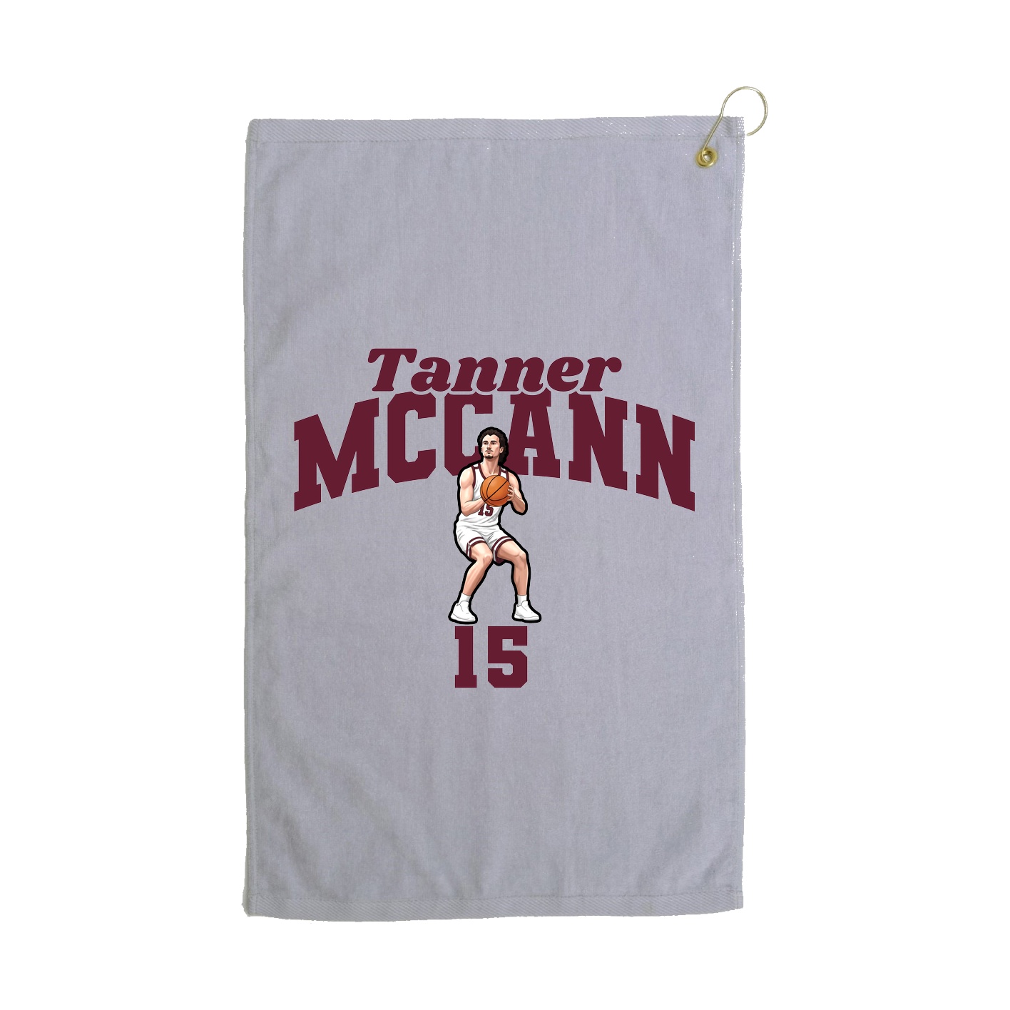 Golf Towel — Signature Arch in Grey