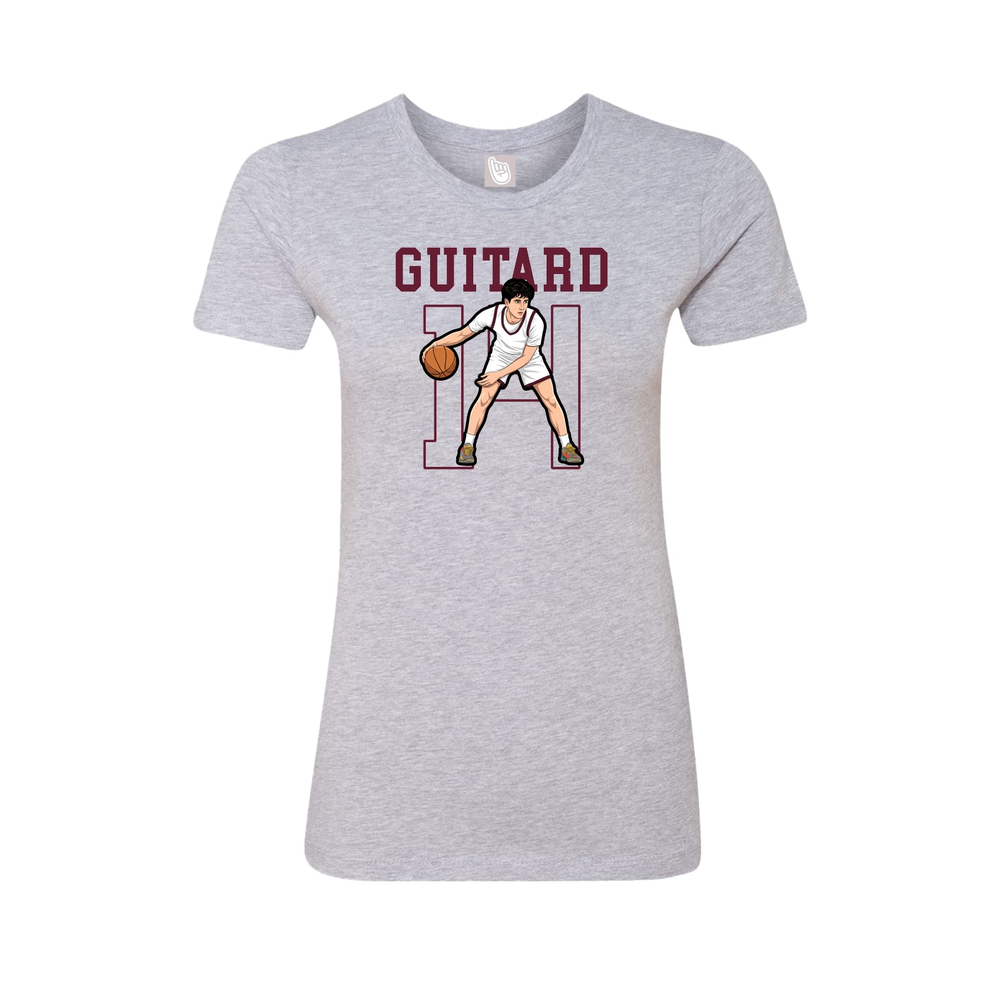 Fitted Women's Tee — Shirsey in Grey