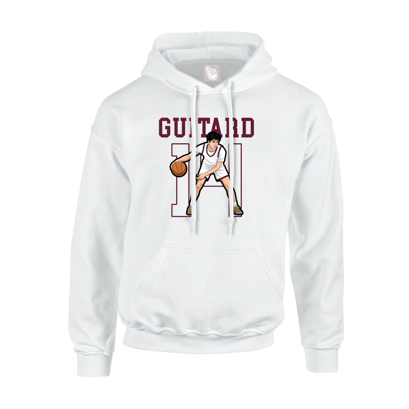 Hoodie — Shirsey in White