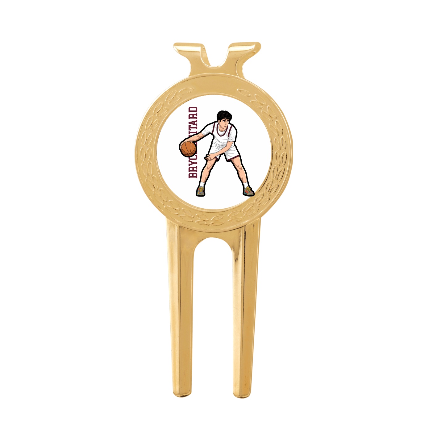 Divot Tool with Ball Marker — Name Vertical in Classic