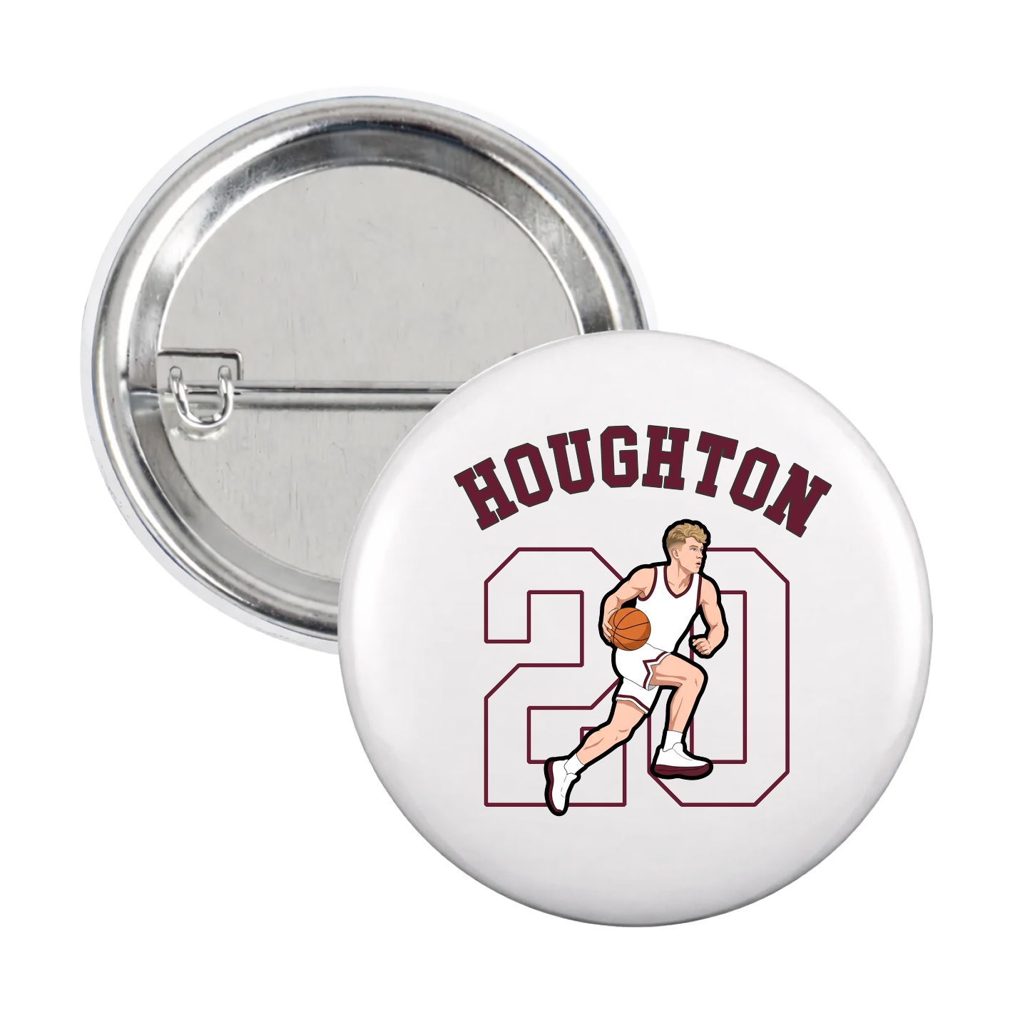 Game Day Button — Shirsey Arch in White