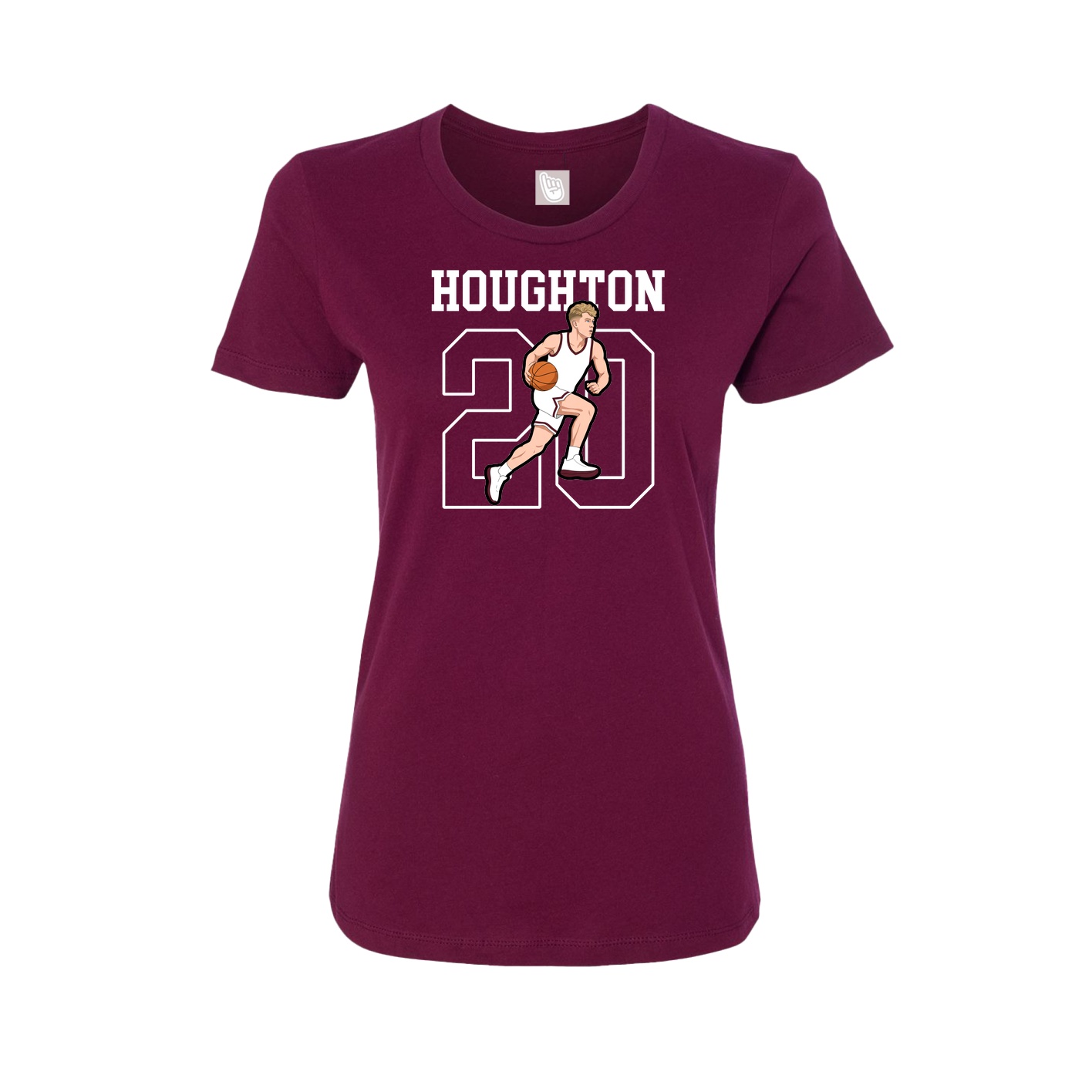 Fitted Women's Tee — Shirsey in Maroon