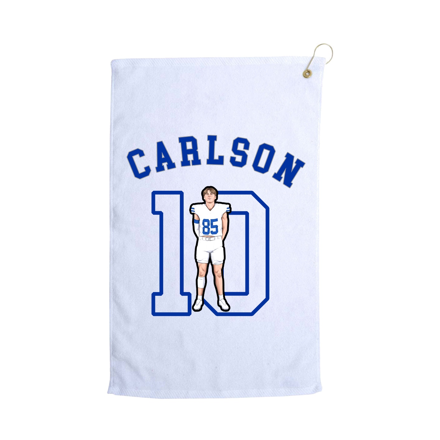 Golf Towel — Shirsey Arch in White