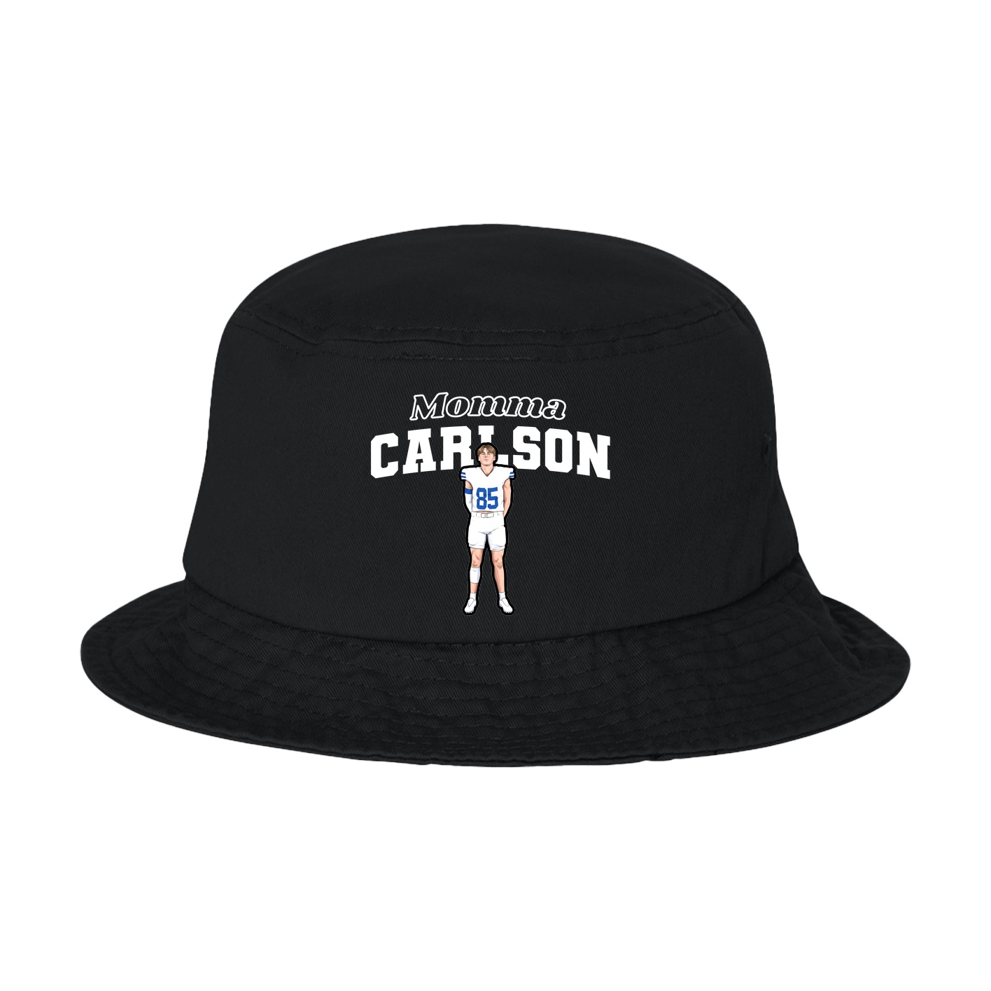 Bucket Cap — Mothers Day Block in Black