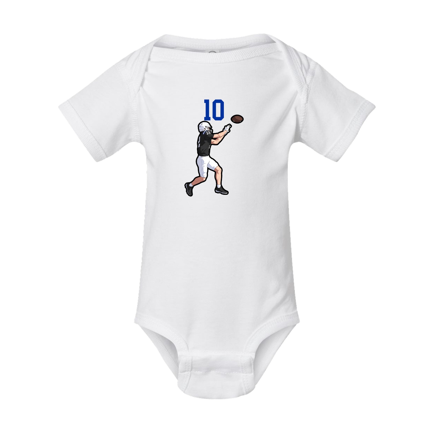 Baby Onesie — Number Top in White