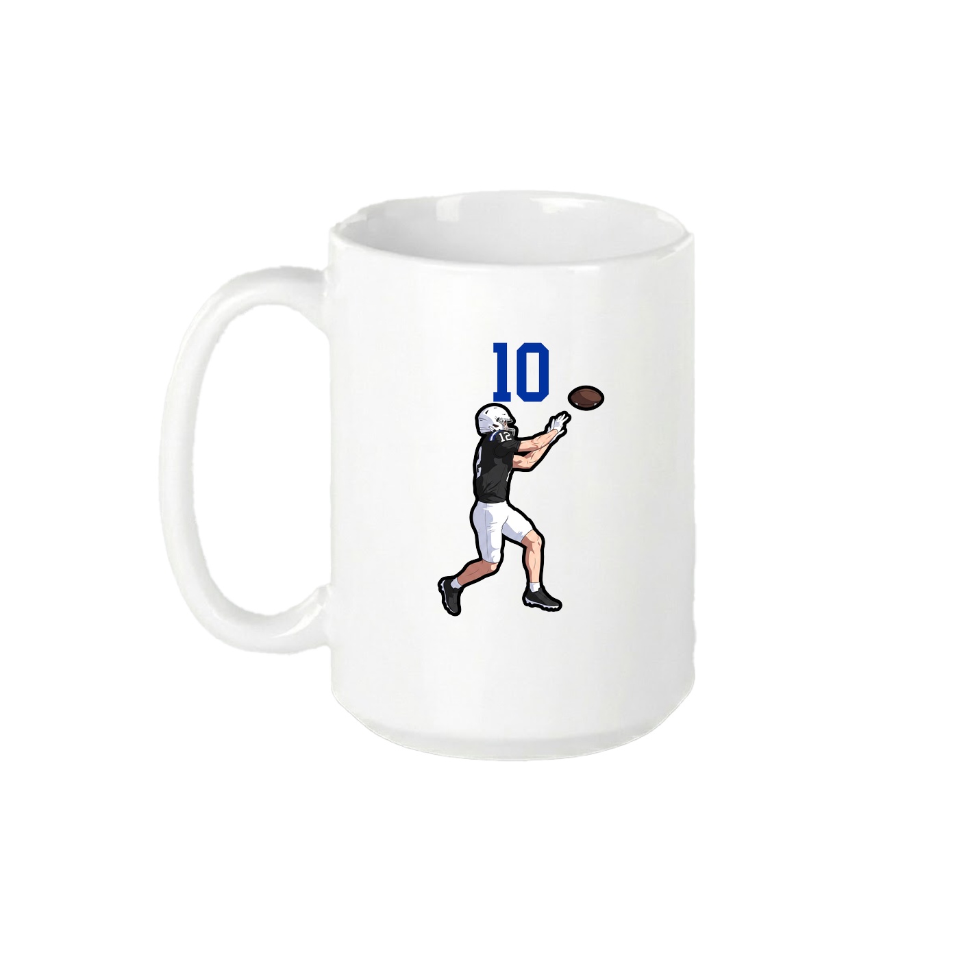 15oz Coffee Mug — Number Top in White
