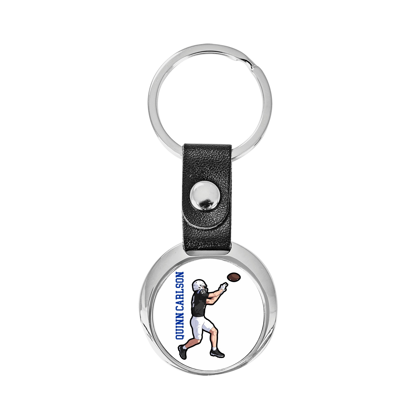 Key Chain — Name Vertical in Classic