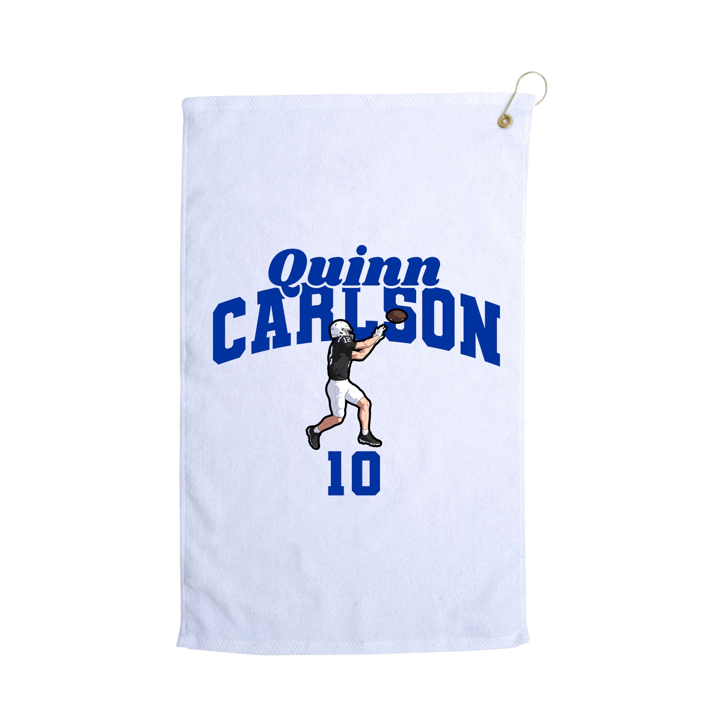 Golf Towel — Signature Arch in White