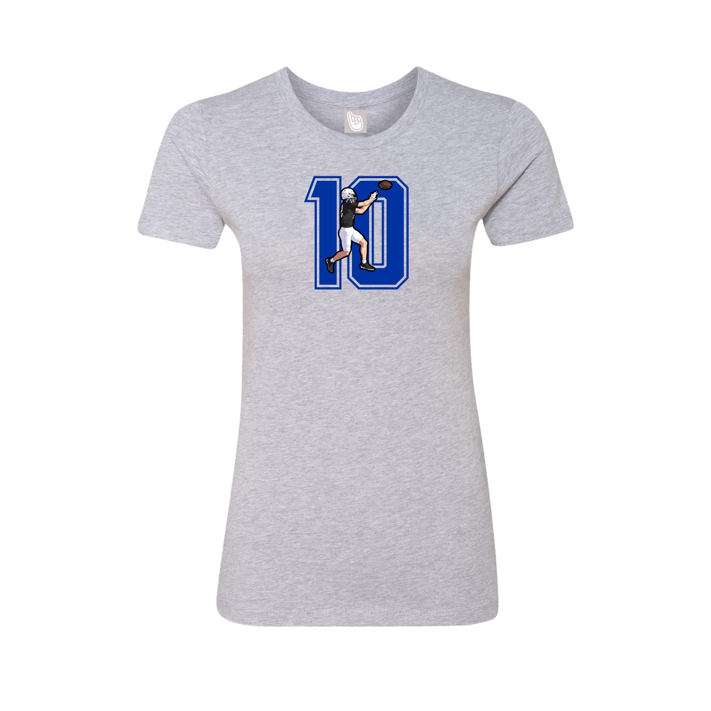 Womens Tee — Number in Grey
