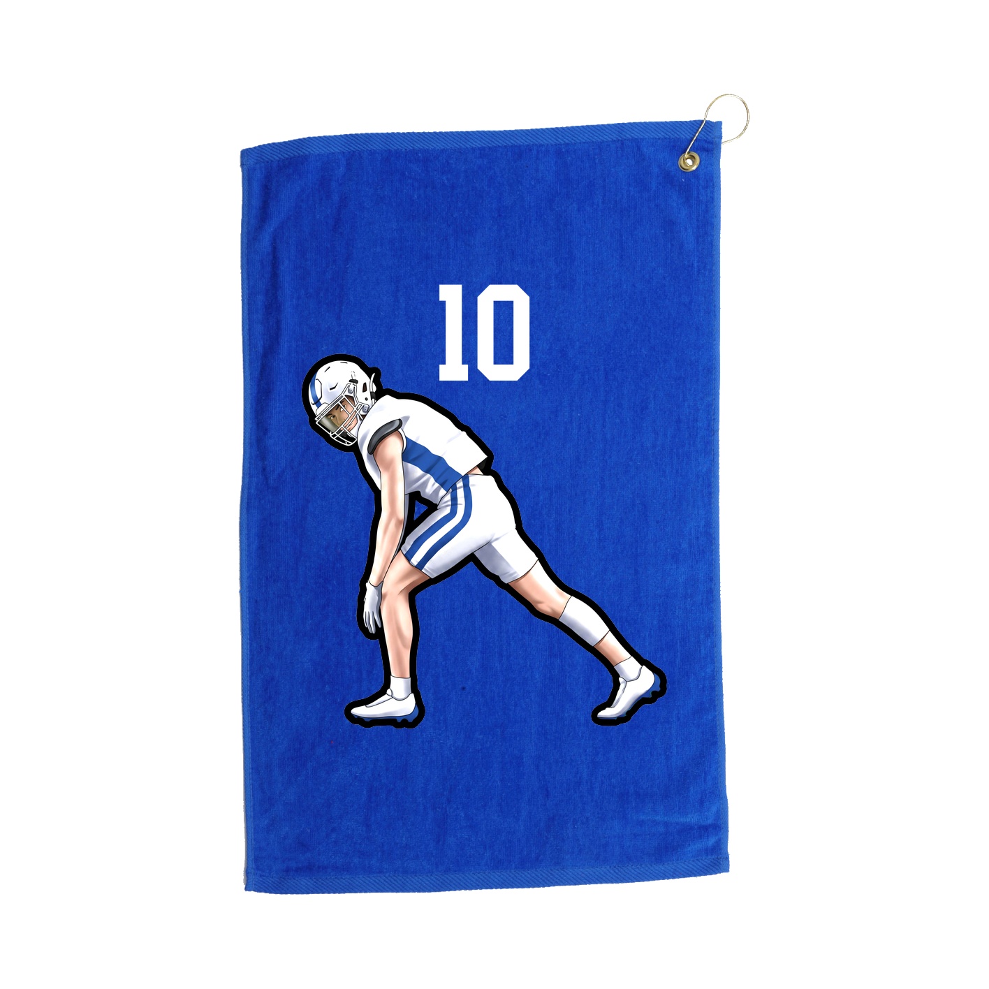 Golf Towel — Number Top in Royal