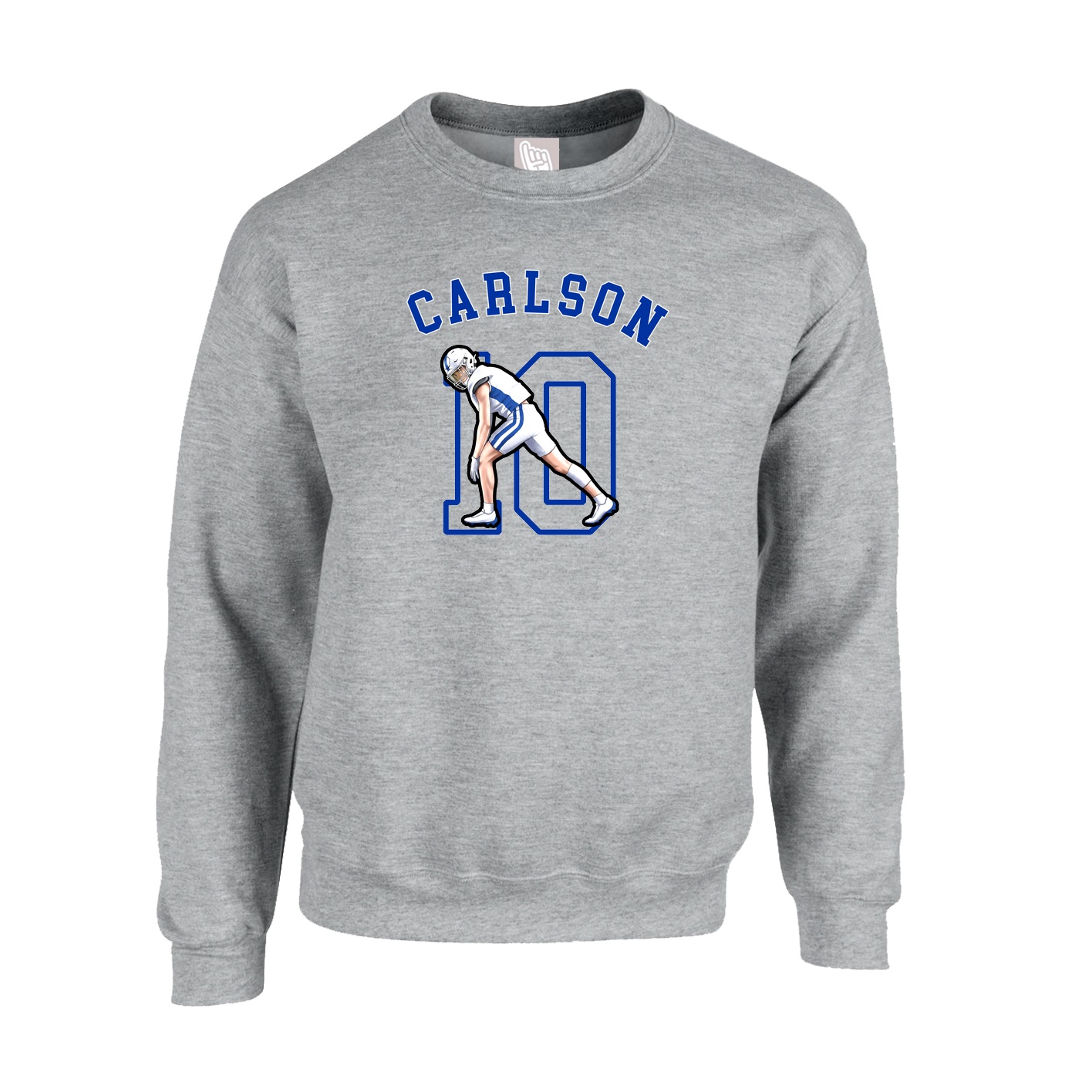 Fleece Crew — Shirsey Arch in Grey