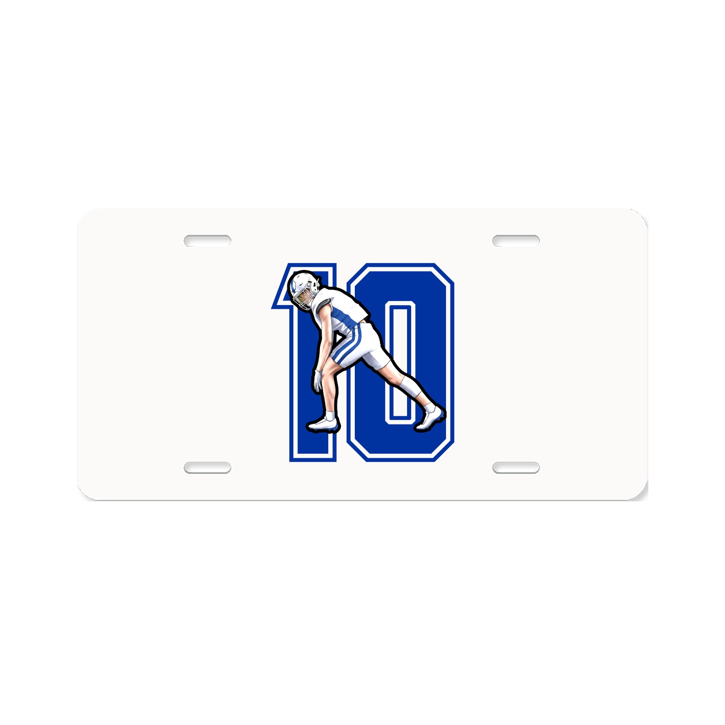License Plate — Number in Classic