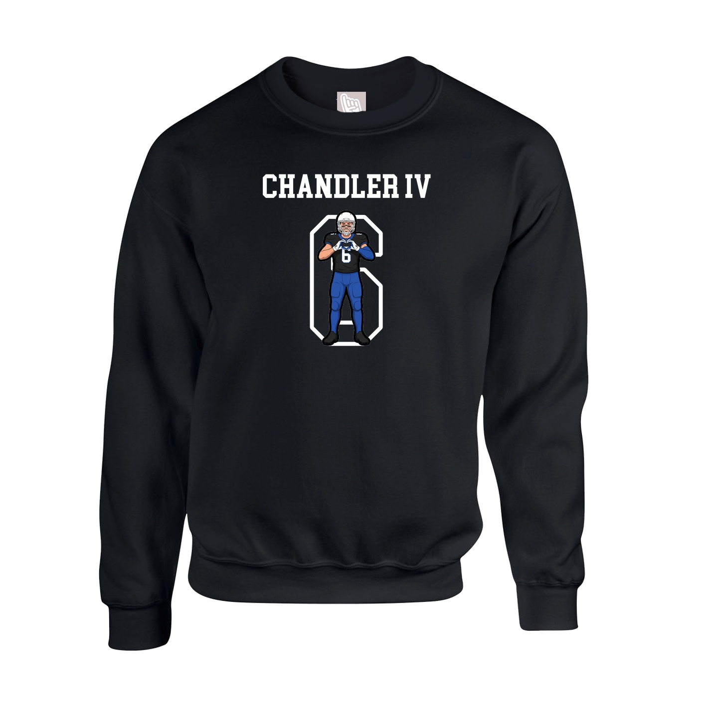 Fleece Crew — Shirsey in Black