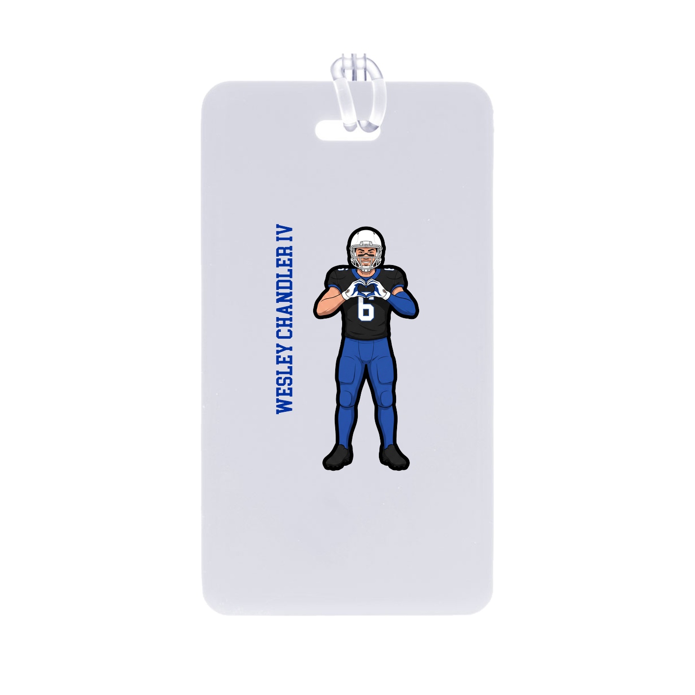 Bag Tag — Name Vertical in Classic