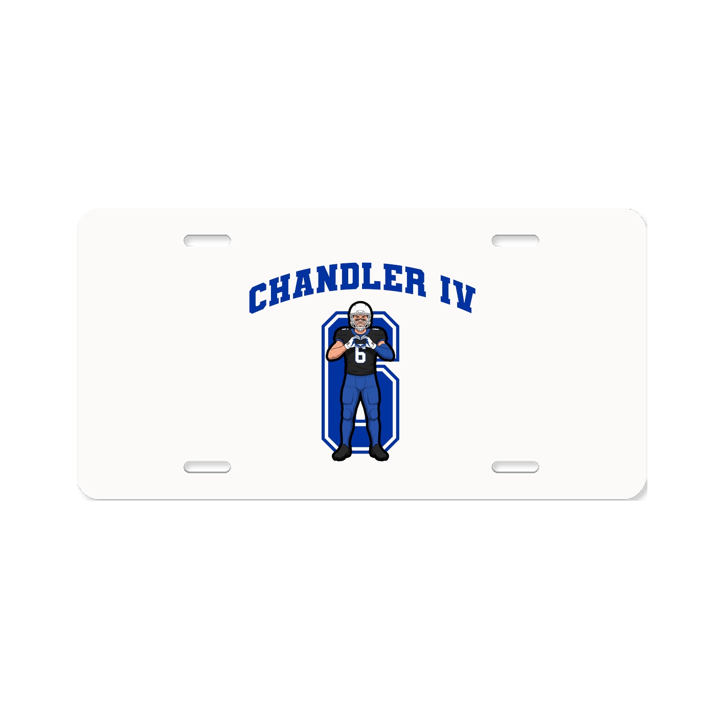 License Plate — Number in Classic