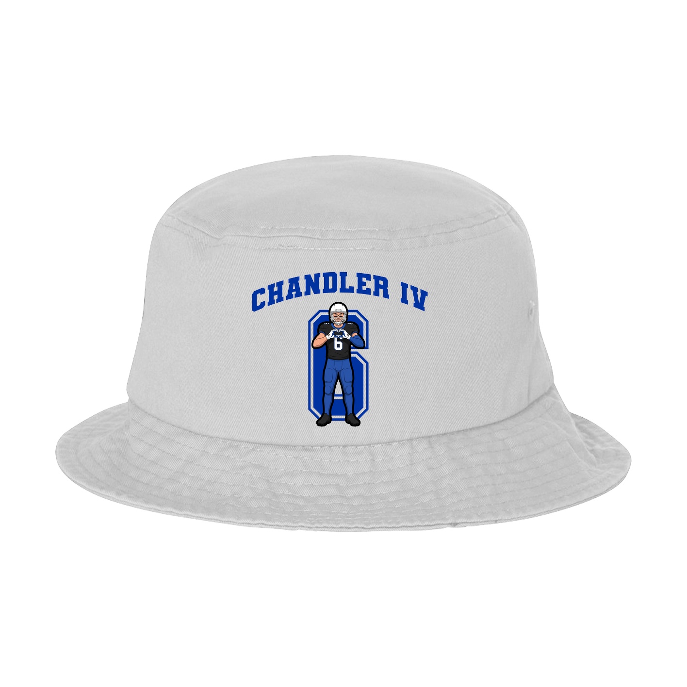 Bucket Cap — Number in White