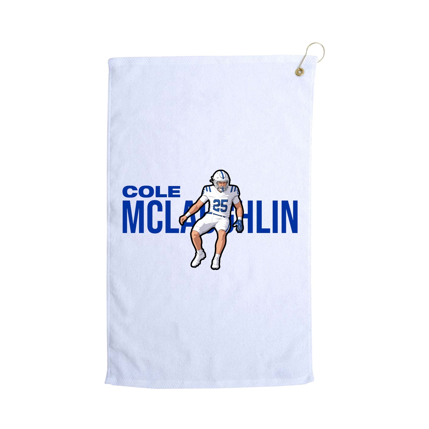 Golf Towel — Player Name in White