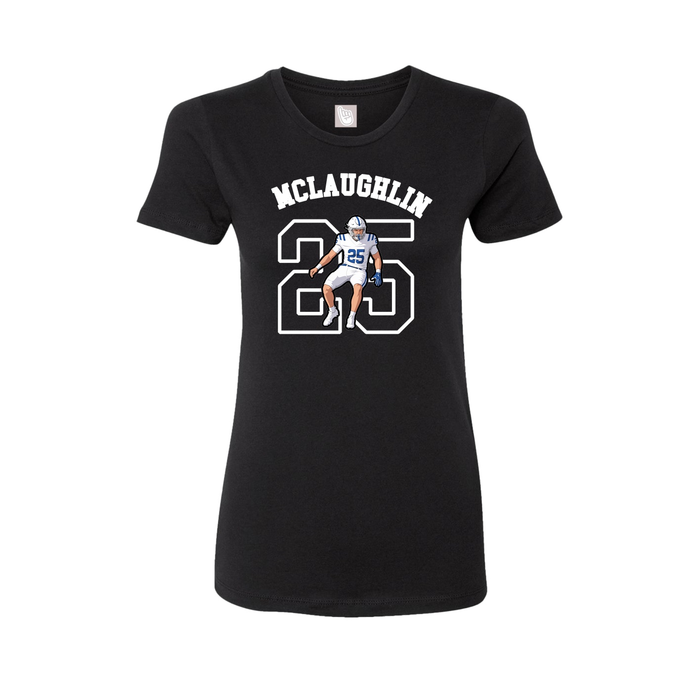 Fitted Women's Tee — Shirsey Arch in Black
