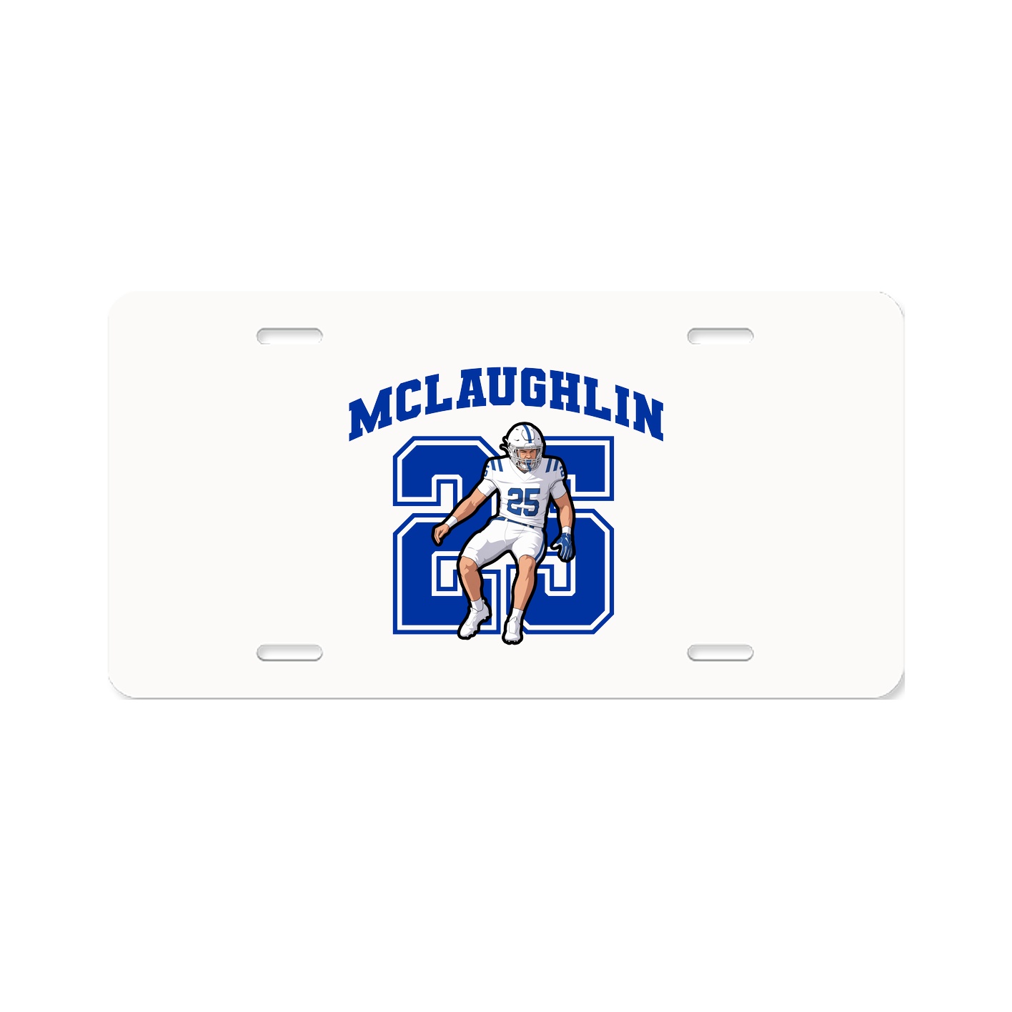 License Plate — Number in Classic