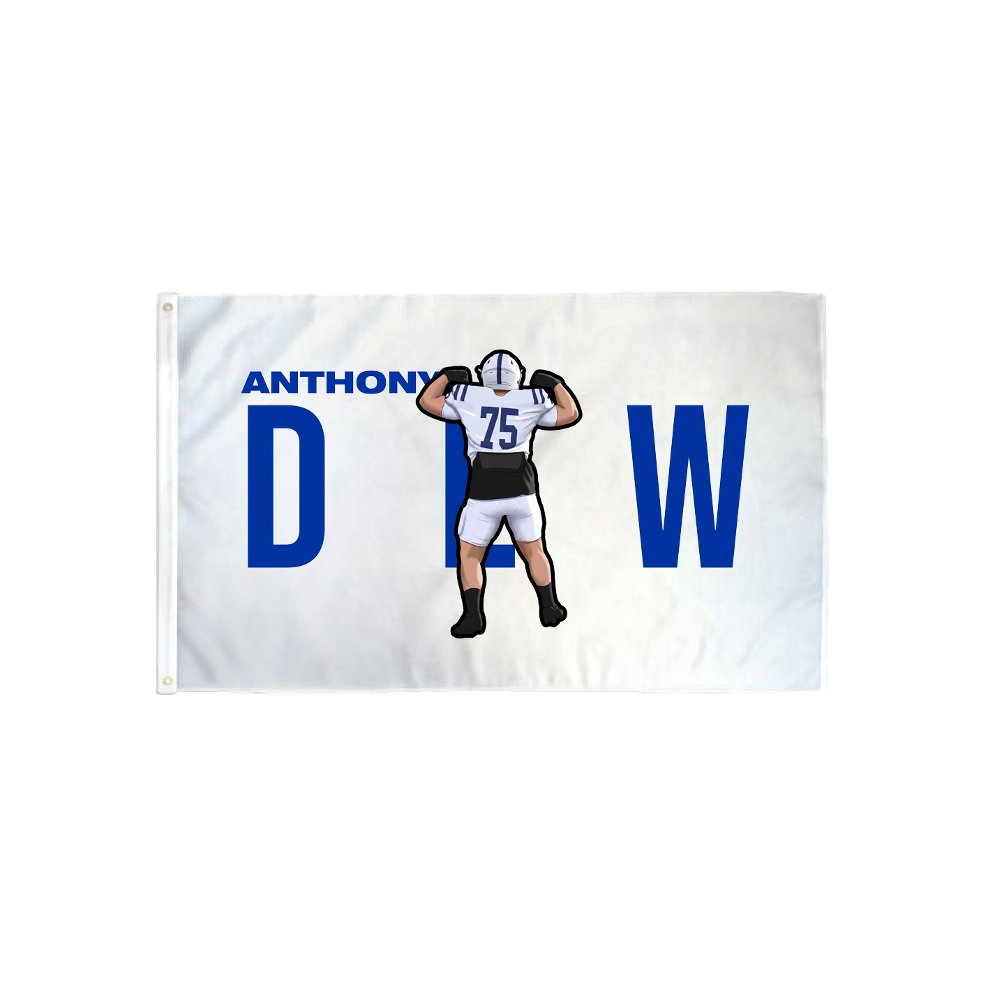 3x5 Flag — Player Name in Classic