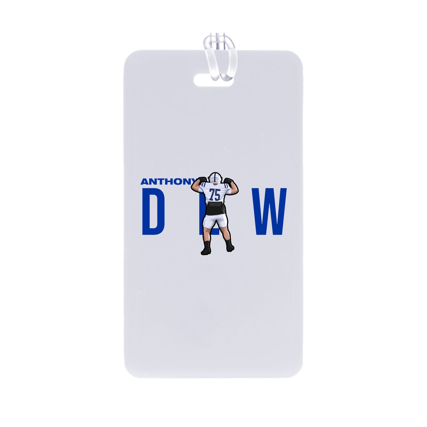 Bag Tag — Player Name in Classic