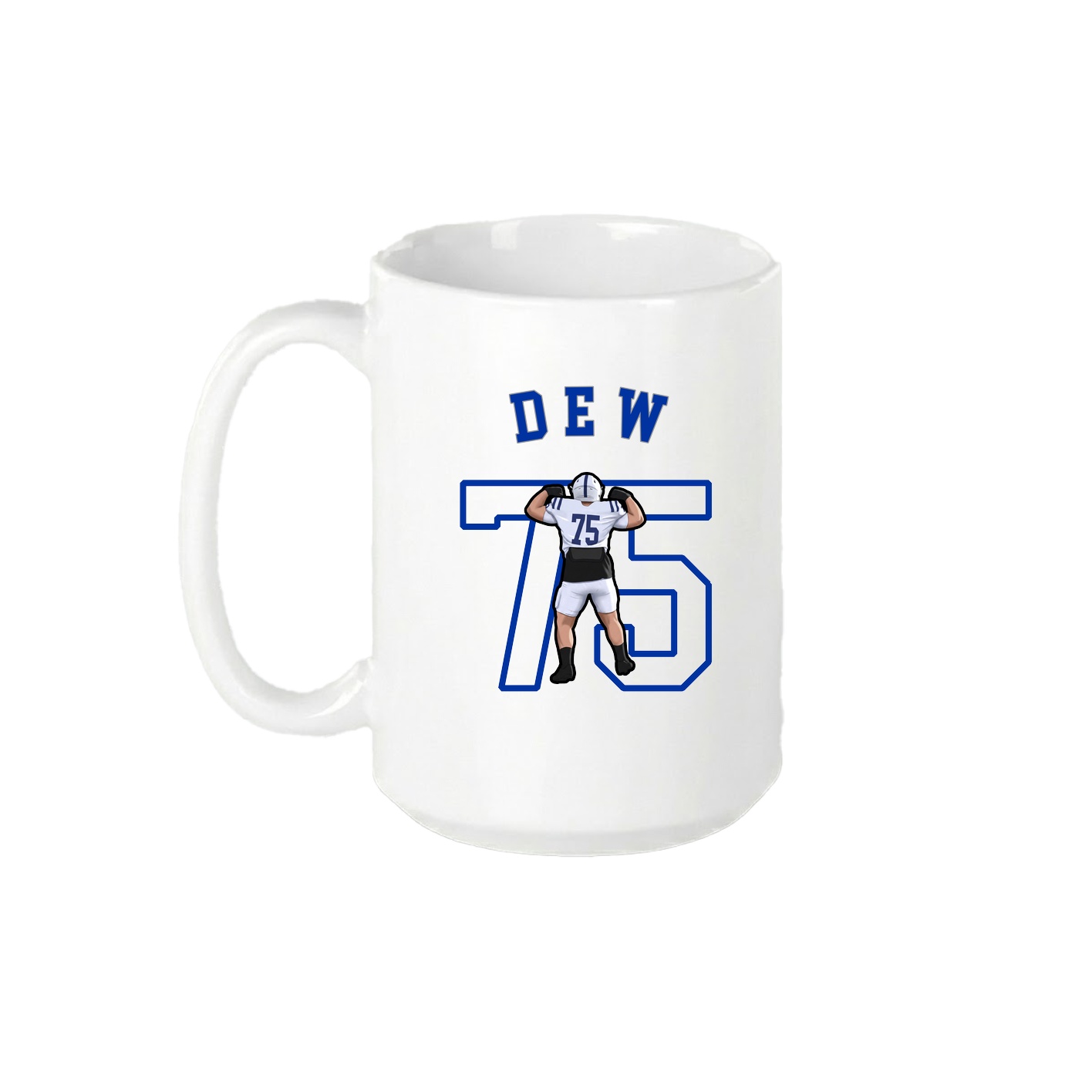 15oz Coffee Mug — Shirsey Arch in White