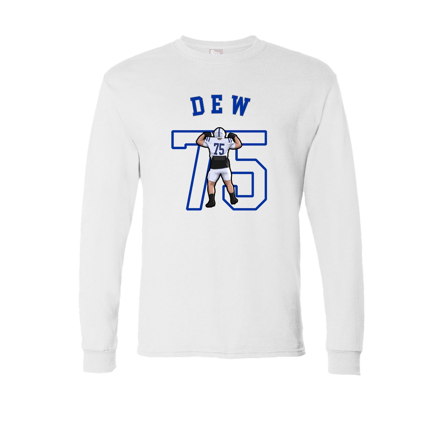 Long Sleeve Tee — Shirsey Arch in White