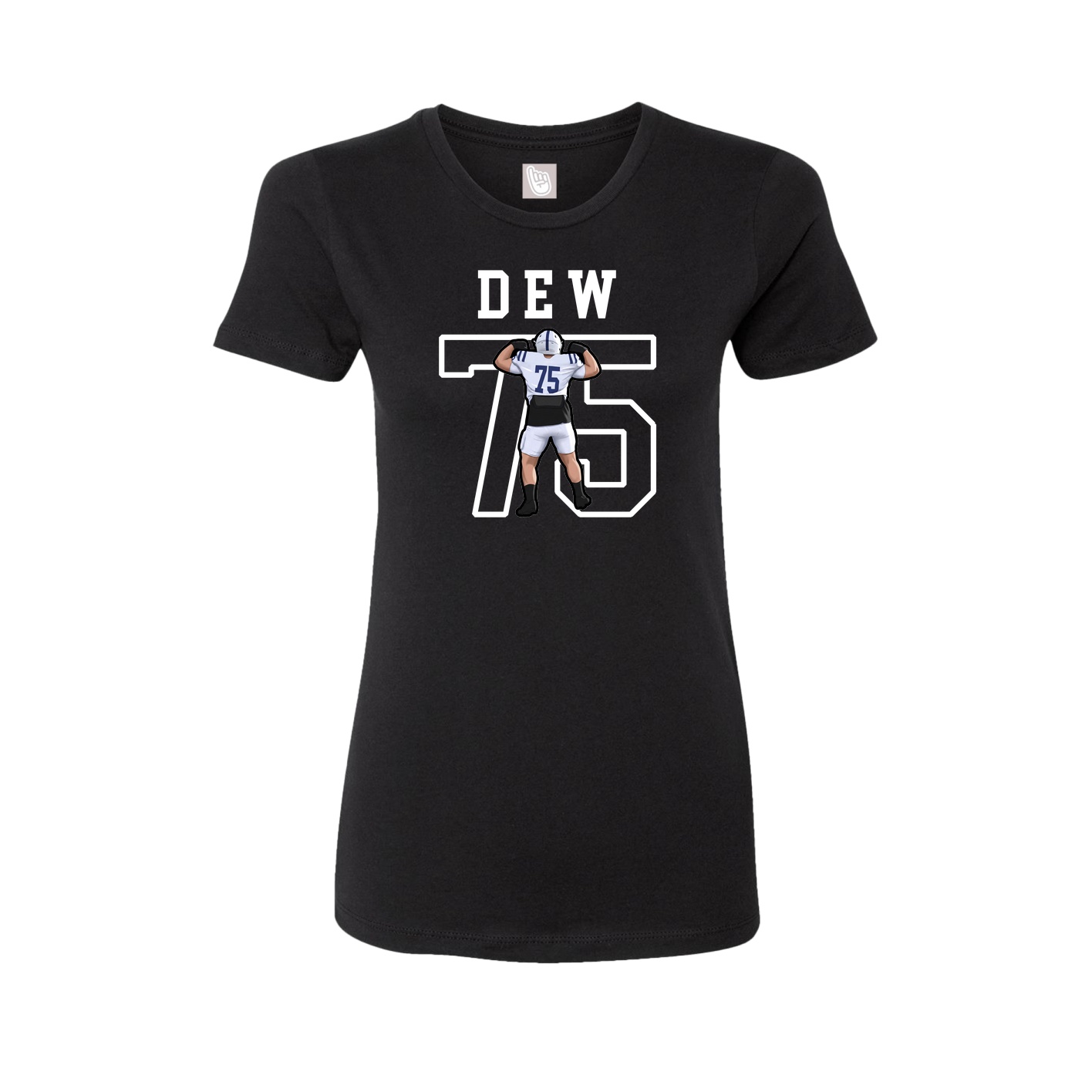 Fitted Women's Tee — Shirsey in Black