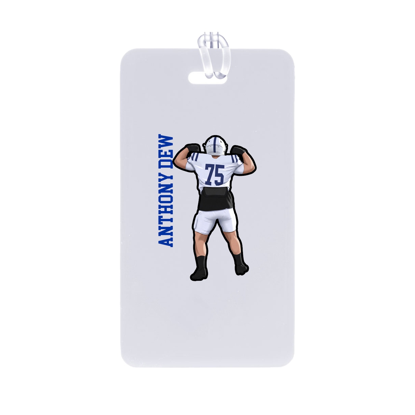 Bag Tag — Name Vertical in Classic