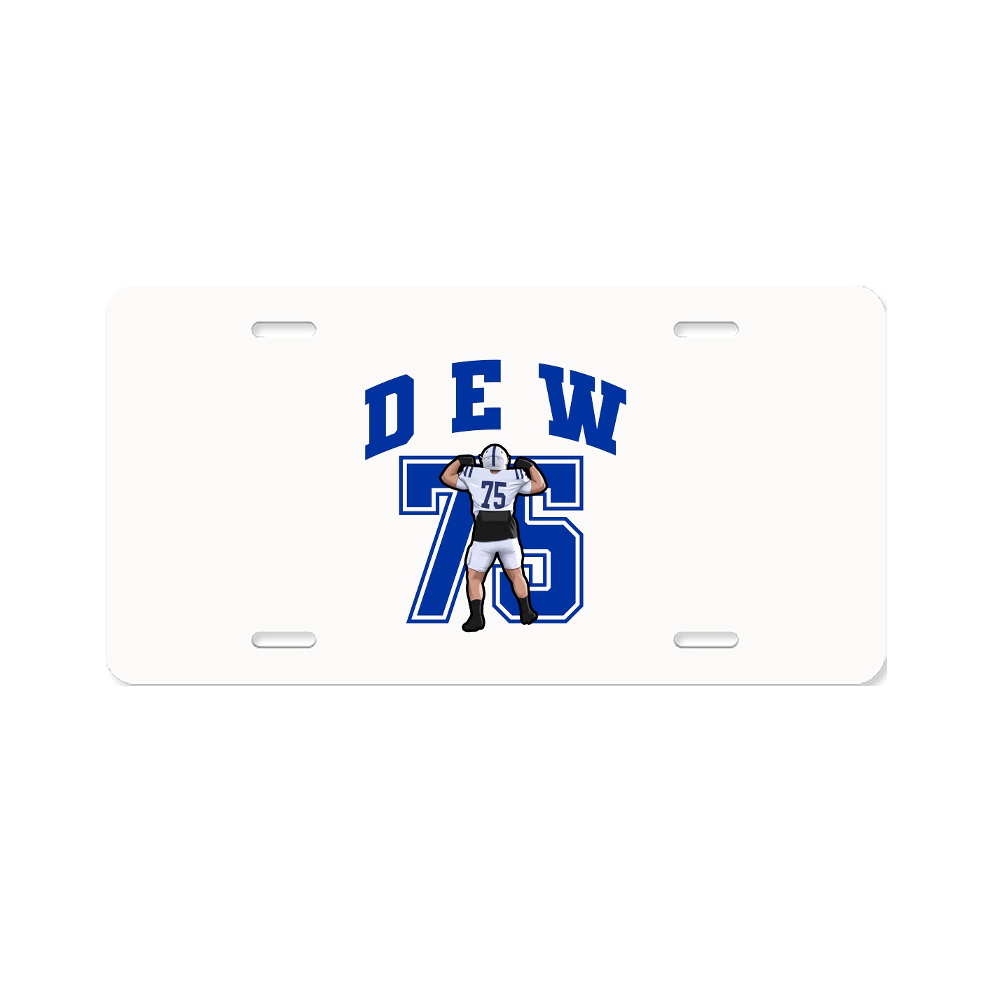 License Plate — Number in Classic