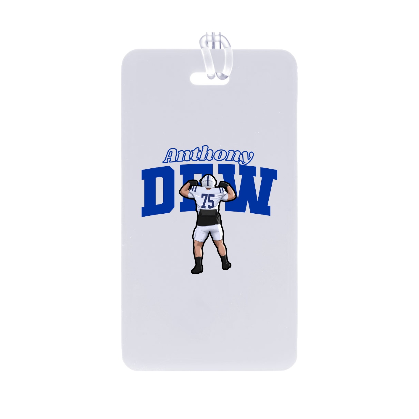 Bag Tag — Name Arch in Classic