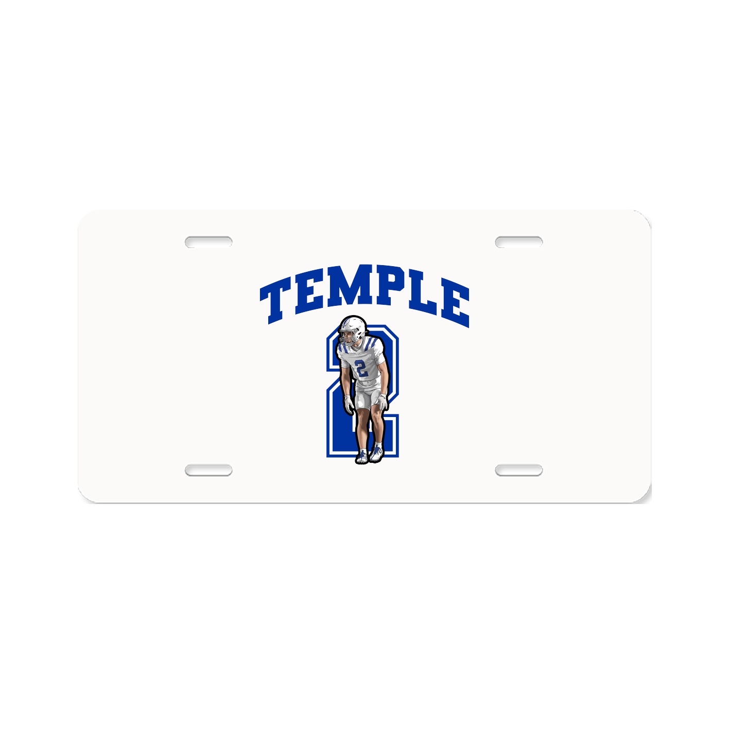 License Plate — Number in Classic