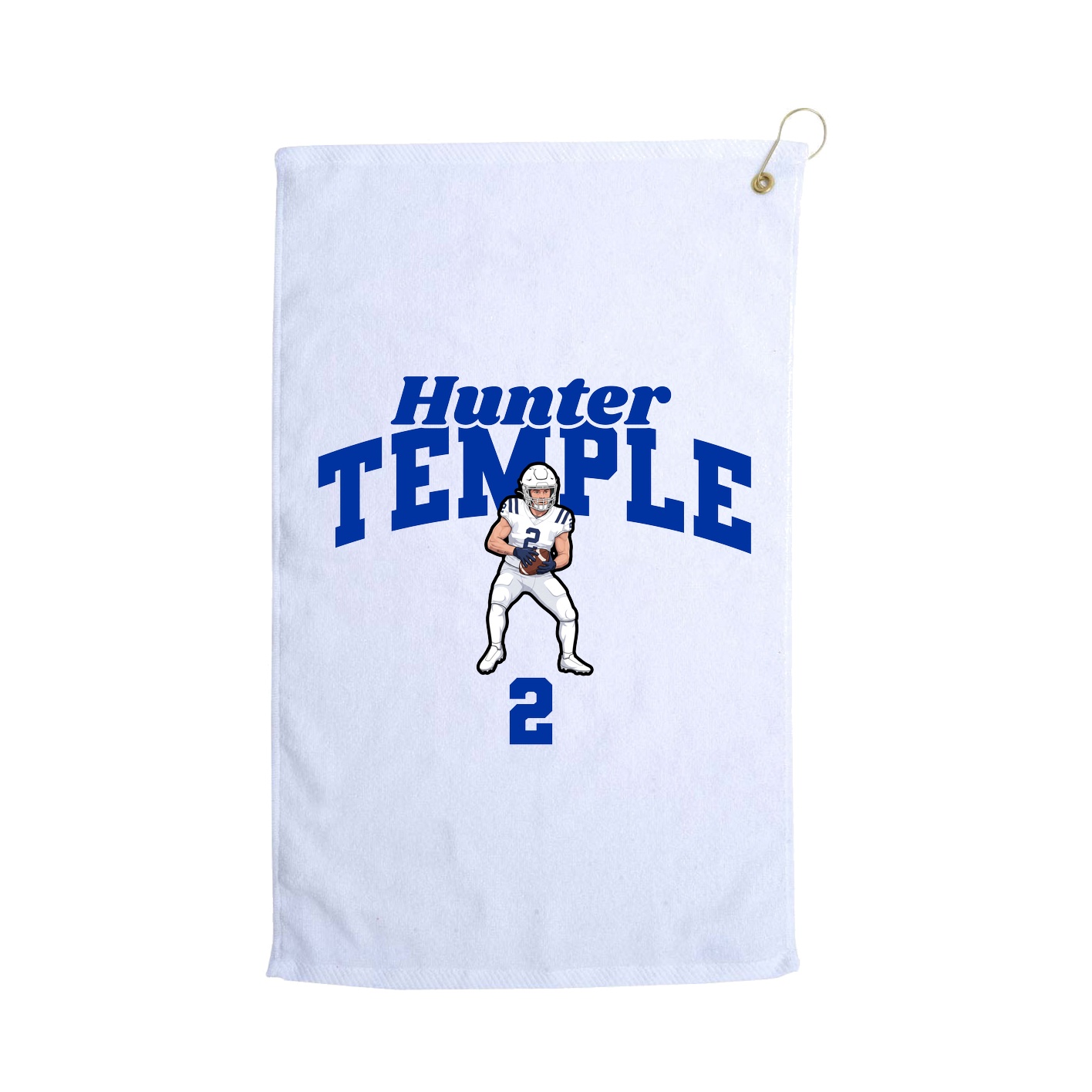 Golf Towel — Signature Arch in White