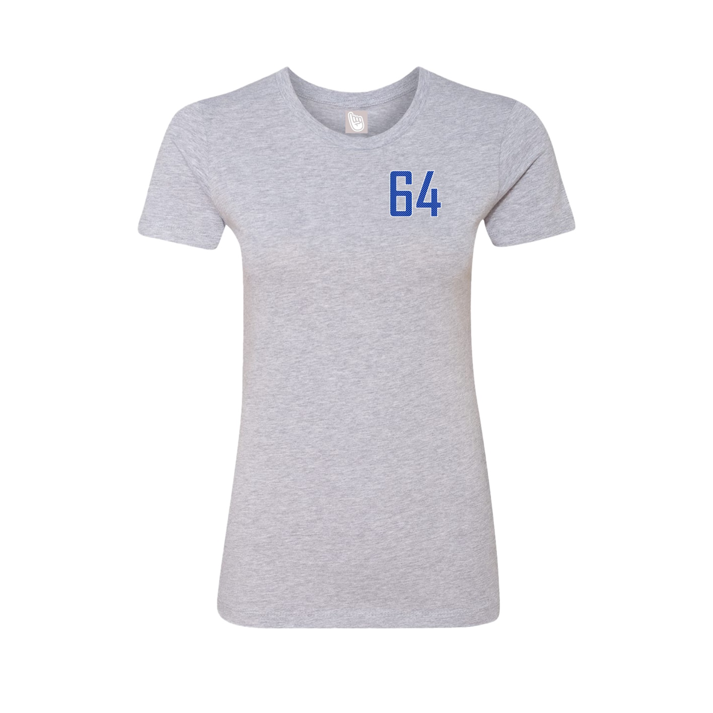 Fitted Women's Tee — Front Shirsy in Grey