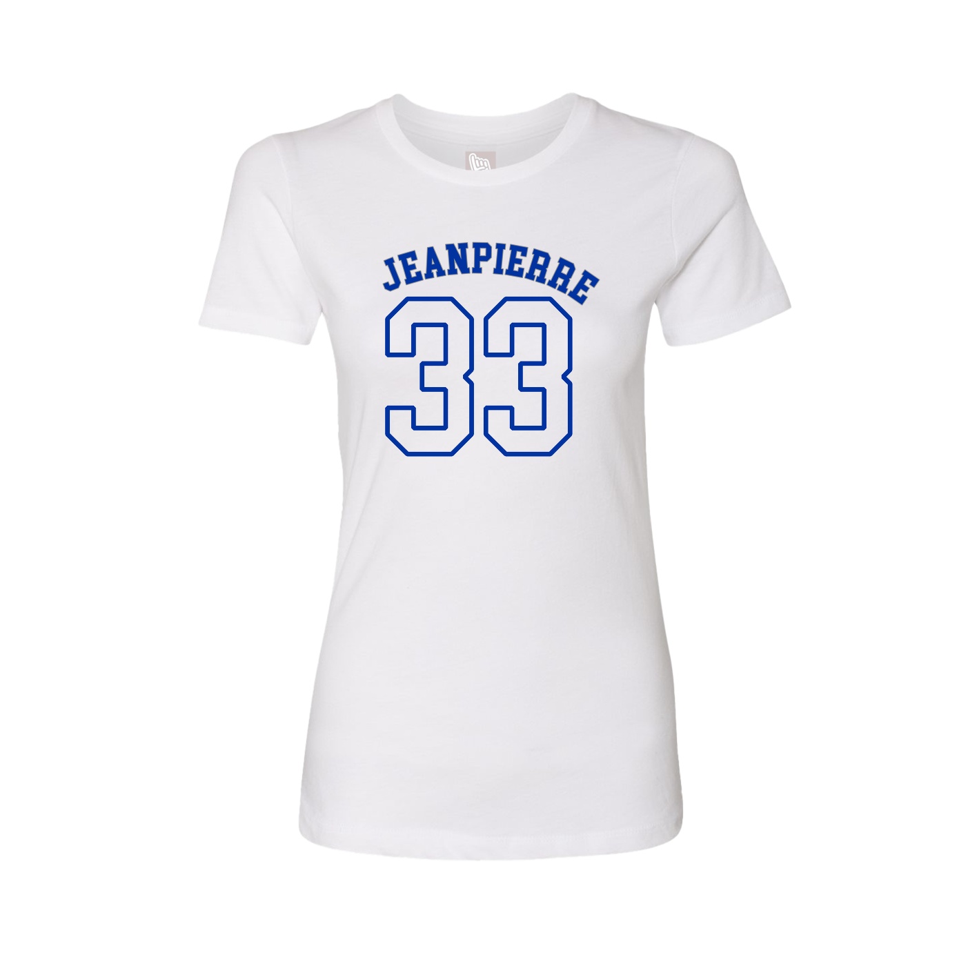 Fitted Women's Tee — Shirsey Arch in White