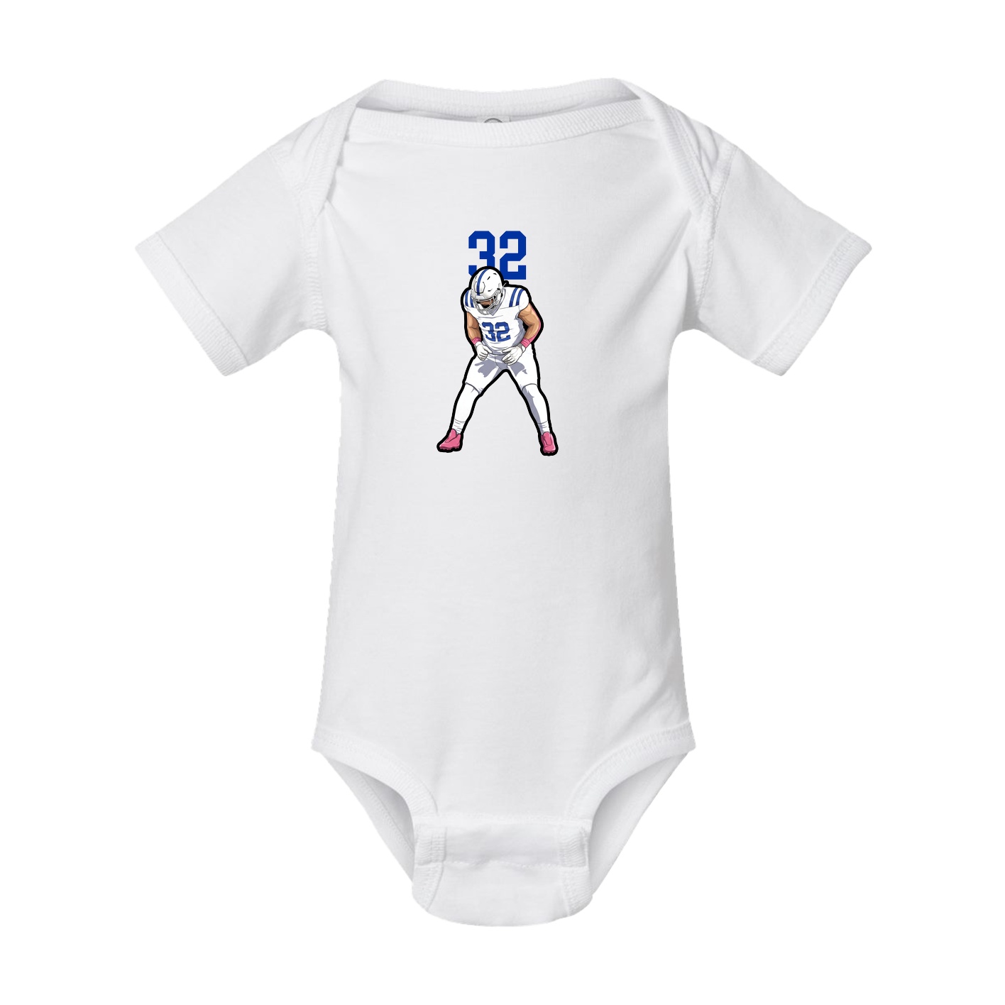 Baby Onesie — Number Top in White