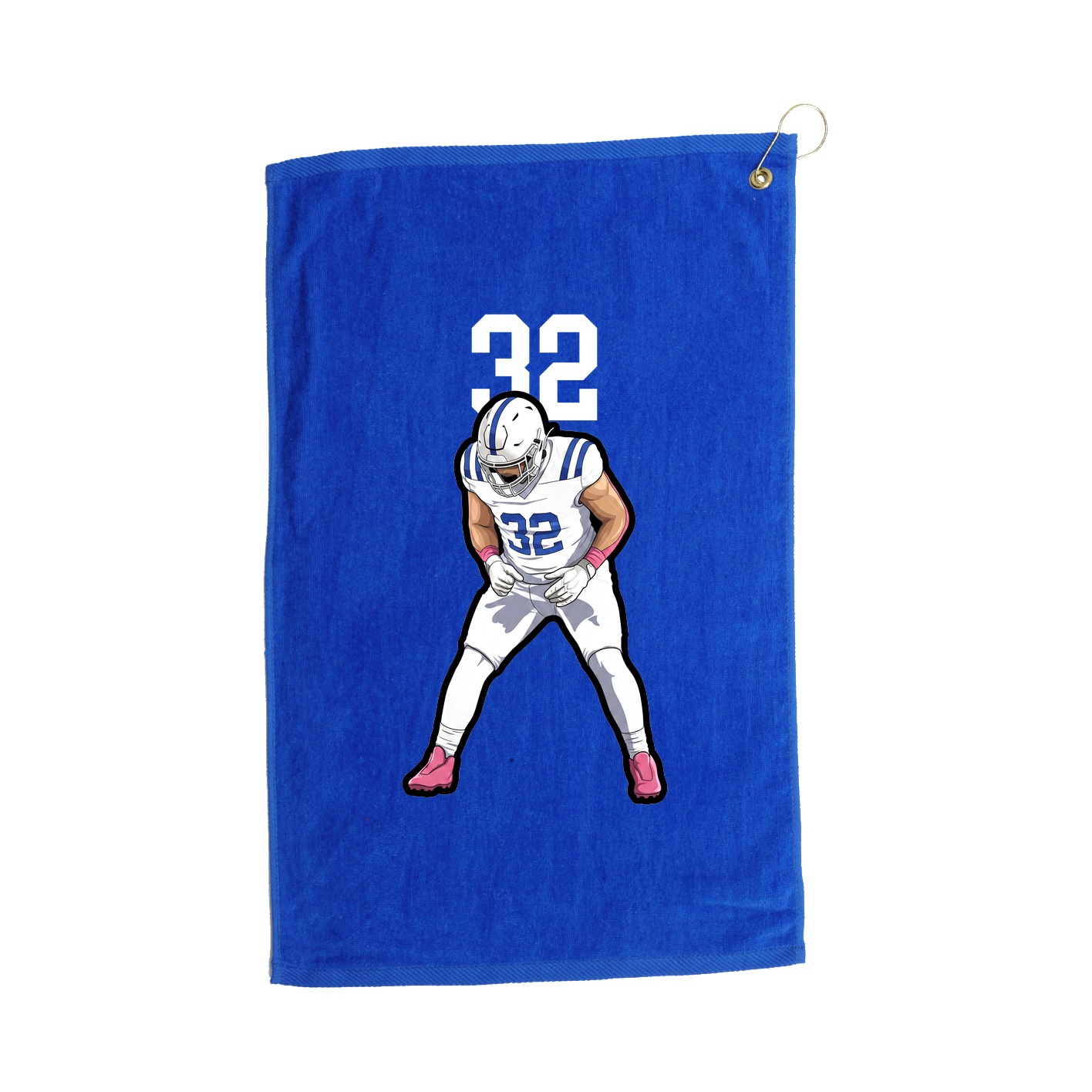 Golf Towel — Number Top in Royal