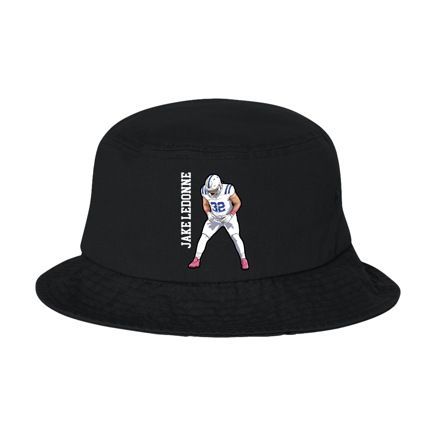Bucket Cap — Name Vertical in Black
