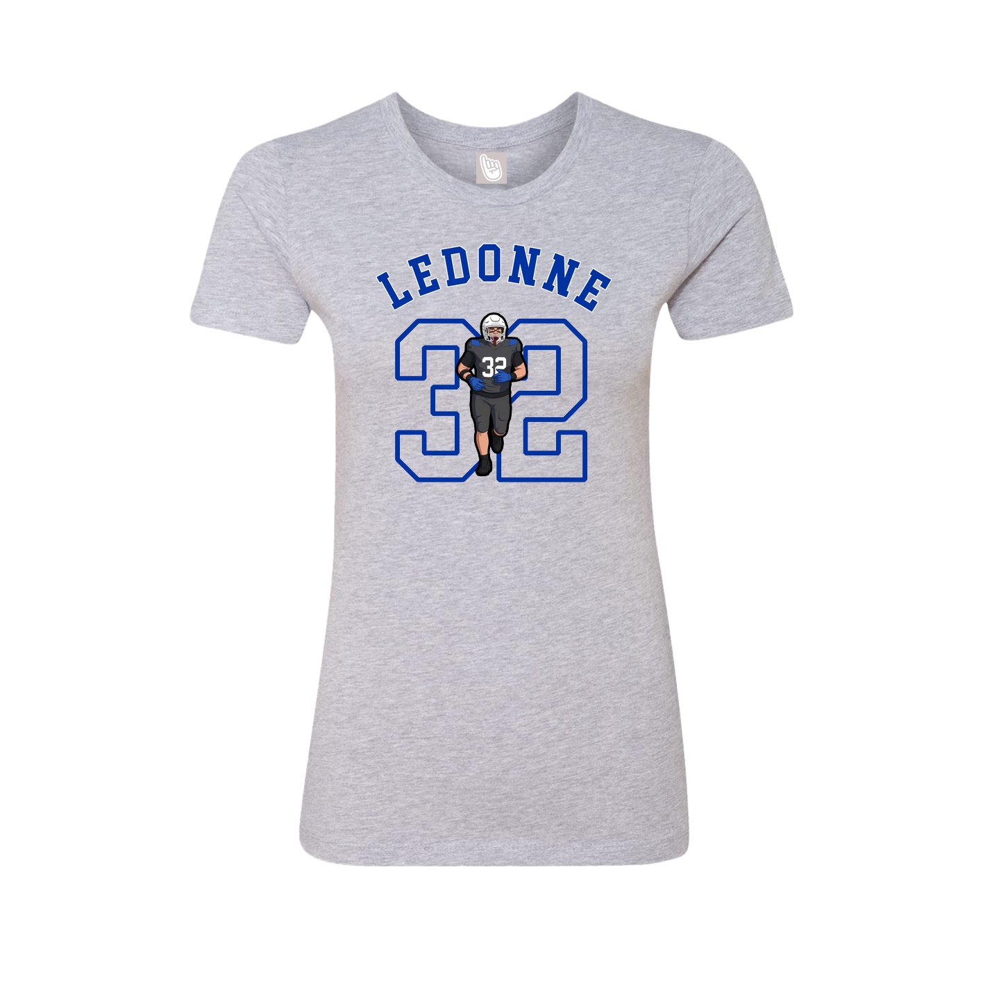 Fitted Women's Tee — Shirsey Arch in Grey