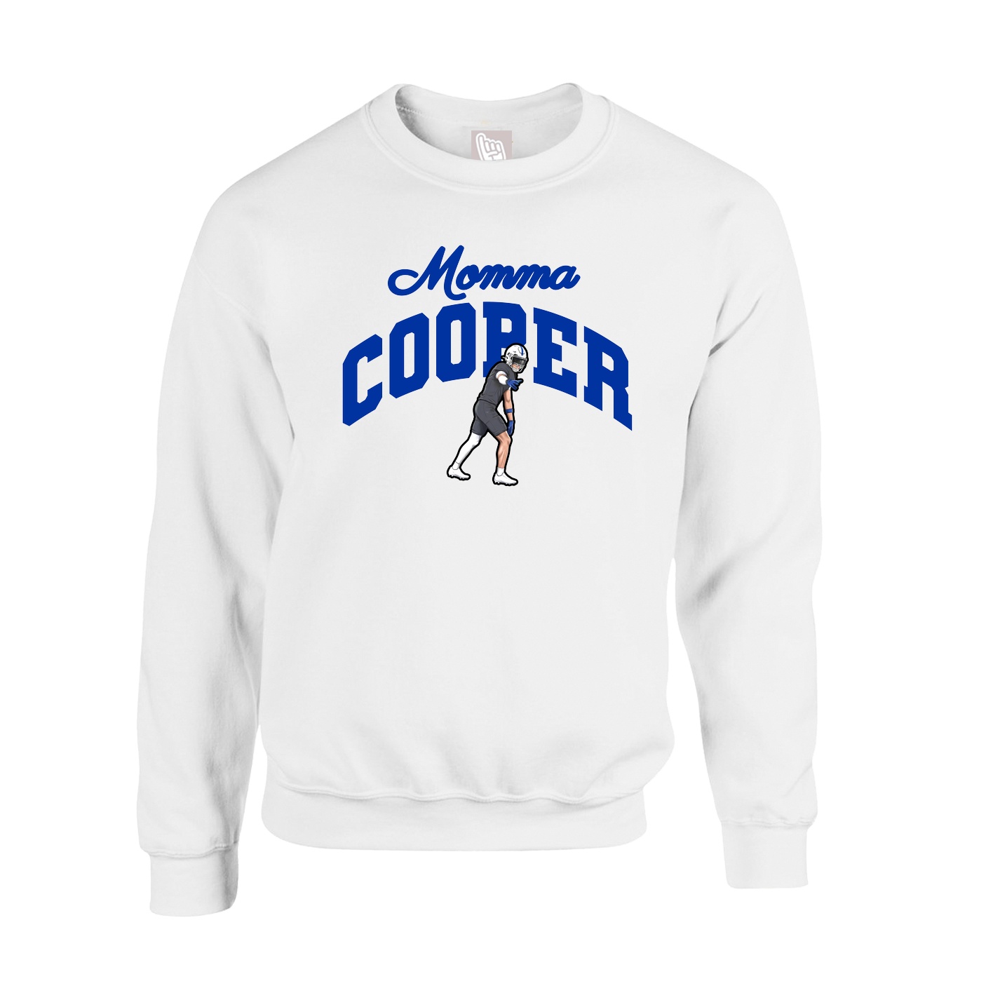Fleece Crew — Mothers Day Arch in White