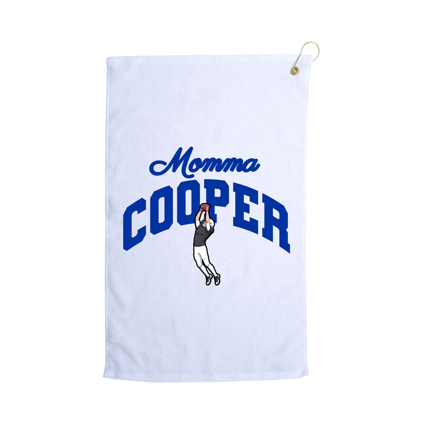 Golf Towel — Mothers Day Arch in White