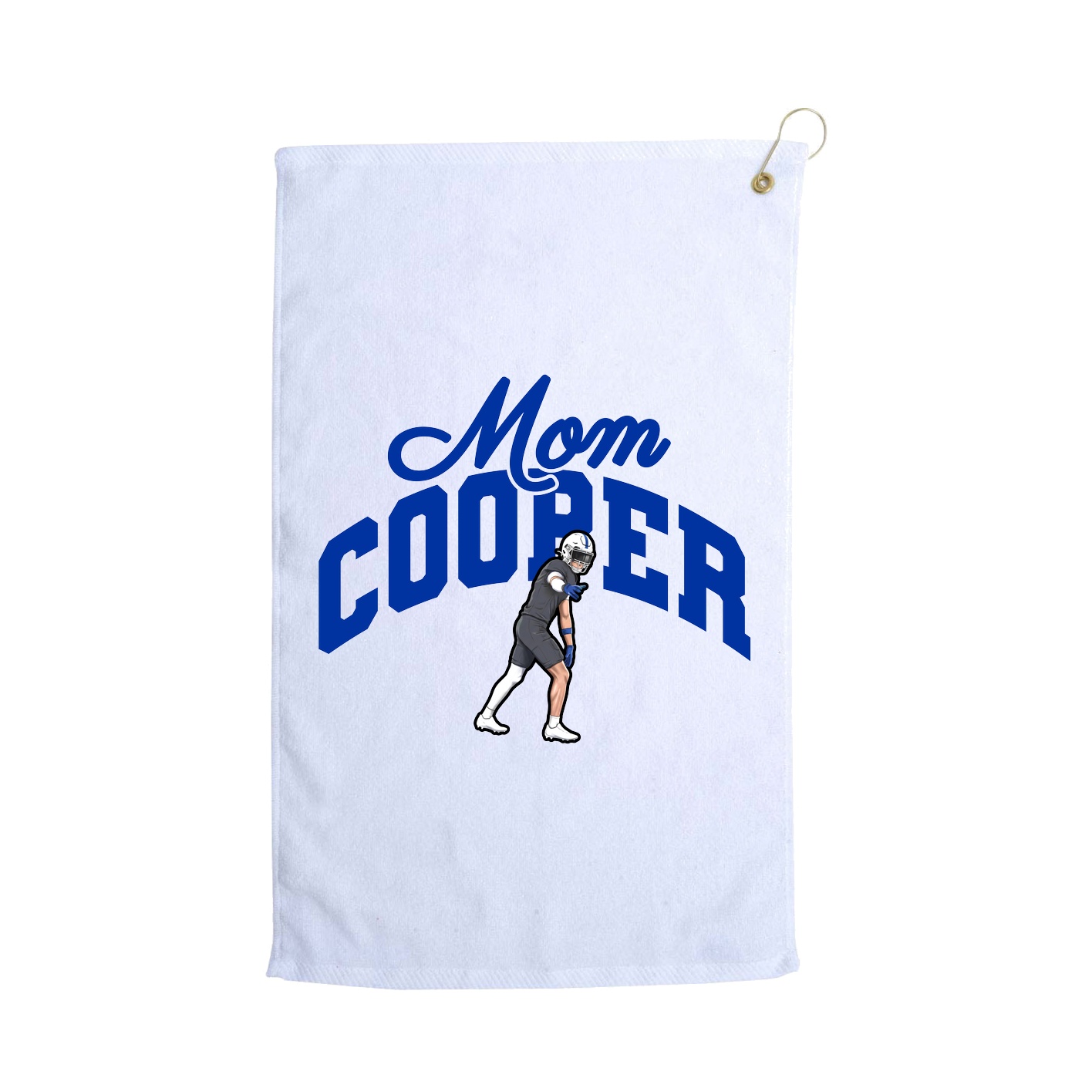 Golf Towel — Mothers Day Arch in White