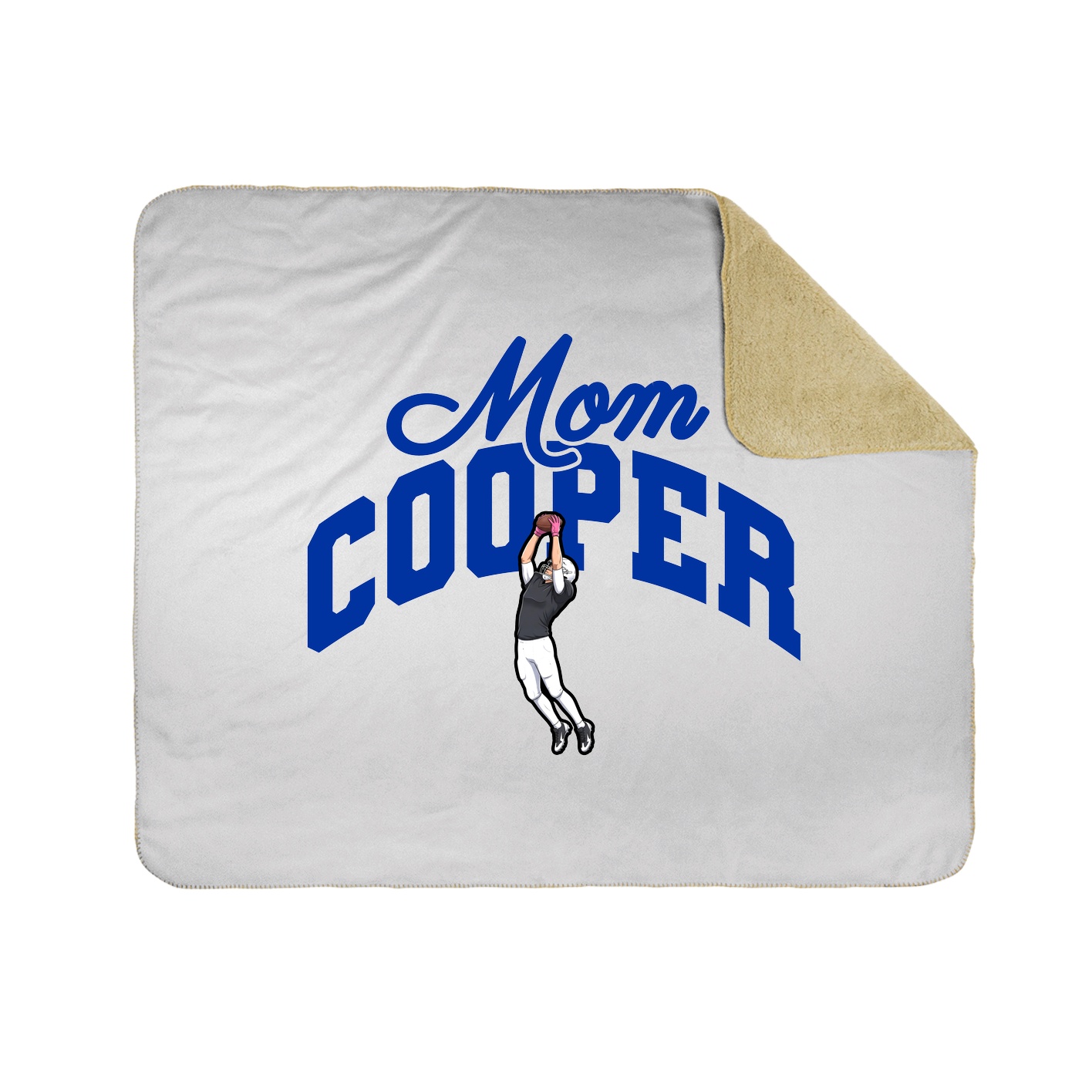 Throw Blanket — Mothers Day Arch in White